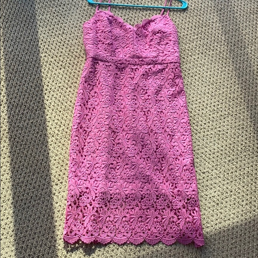 J. Crew Guipure Lace Midi Dress